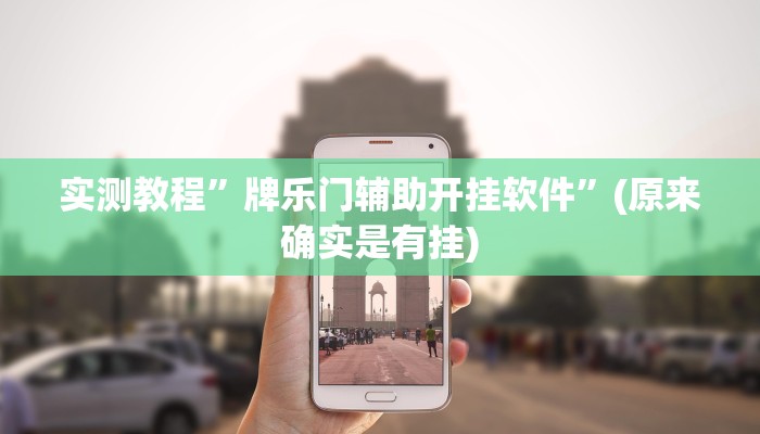 实测教程”牌乐门辅助开挂软件”(原来确实是有挂)