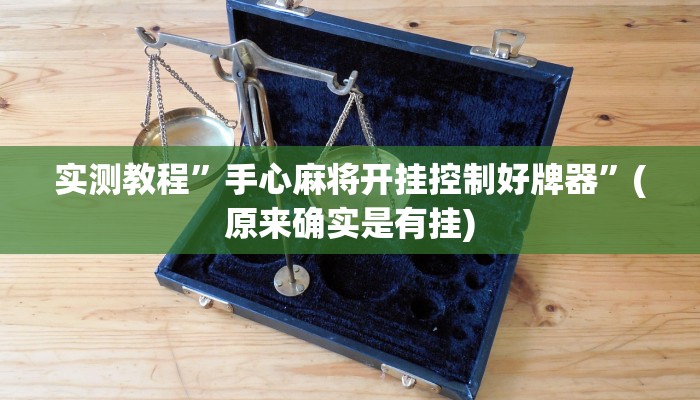 实测教程”手心麻将开挂控制好牌器”(原来确实是有挂)