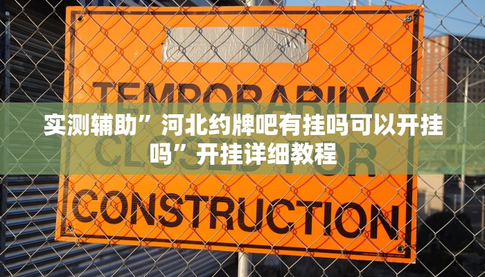 实测辅助”河北约牌吧有挂吗可以开挂吗”开挂详细教程