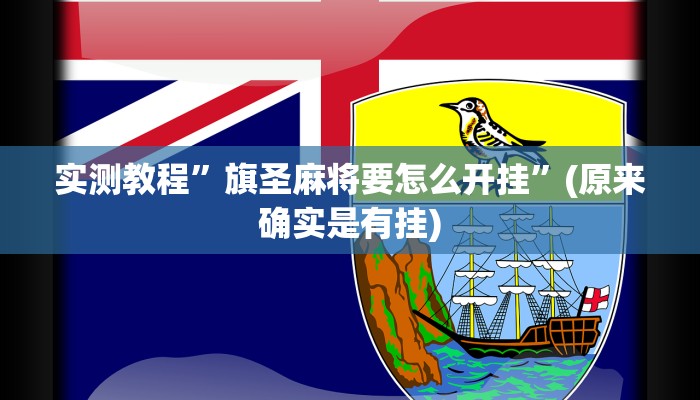 实测教程”旗圣麻将要怎么开挂”(原来确实是有挂)