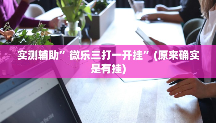 实测辅助”微乐三打一开挂”(原来确实是有挂)