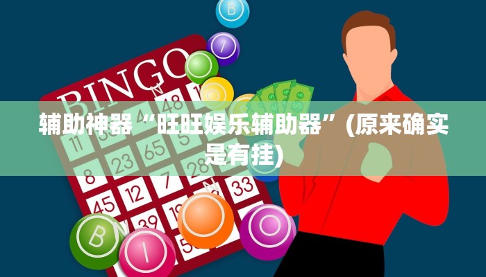 辅助神器“旺旺娱乐辅助器”(原来确实是有挂)