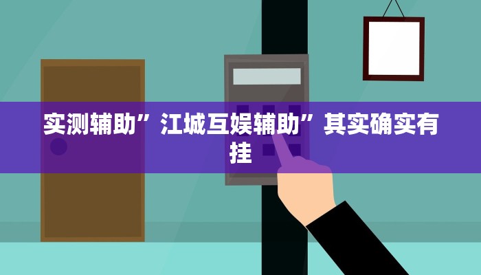 实测辅助”江城互娱辅助”其实确实有挂